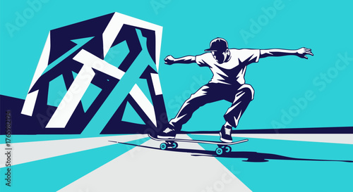 Skater's Dynamic Motion