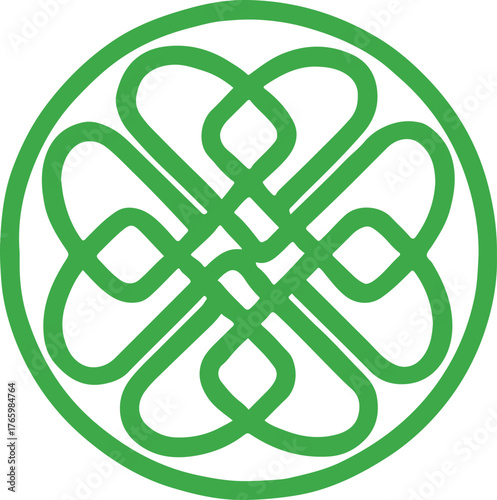 Celtic knot vector design eps