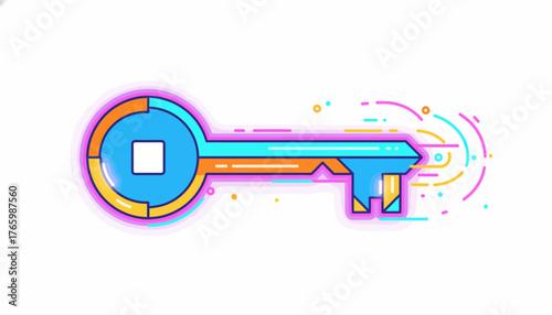 Crisp Flat Design Vector Illustration for Conceptualizing Digital Growth and Modern Tech Solutions