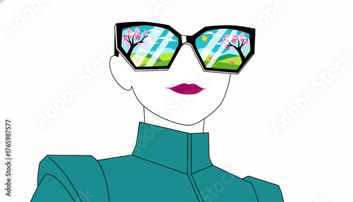 Simple, Modern Flat Design Banana Icon Representing Nutrition, Health, and Digital Snacking