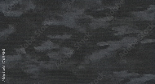 Dark textured abstract grunge camouflage pattern in shades of gray and black
