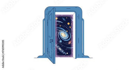 Open Doorway to the Cosmos A Portal to the Universe.