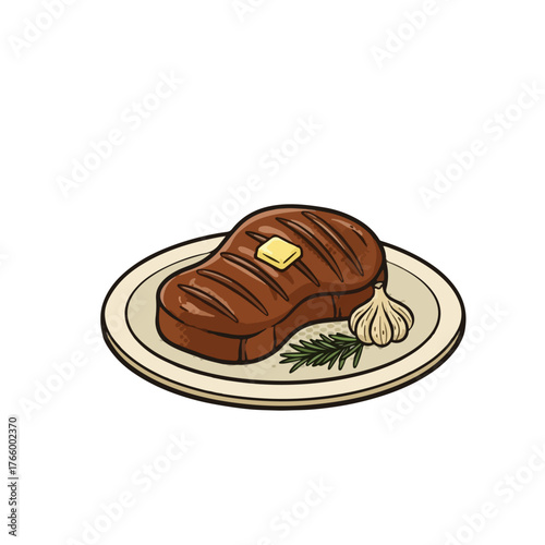 Fresh Meat Cuts Vector Illustration