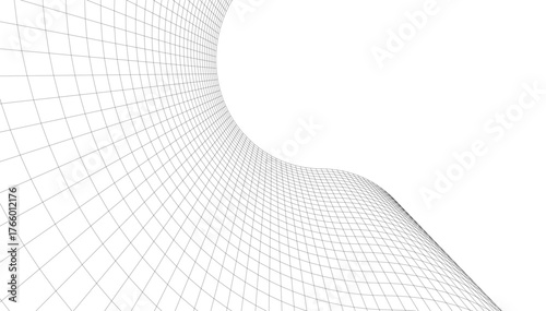 Abstract architecture vector 3d illustration