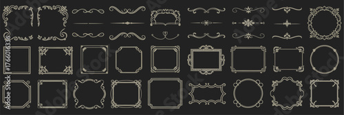 Elegant Vintage Decorative Frames and Borders Collection