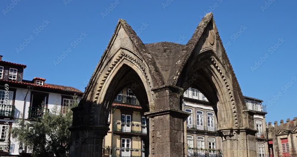 Padrao do Salado, Oliveira square, Guimaraes, Portugal.