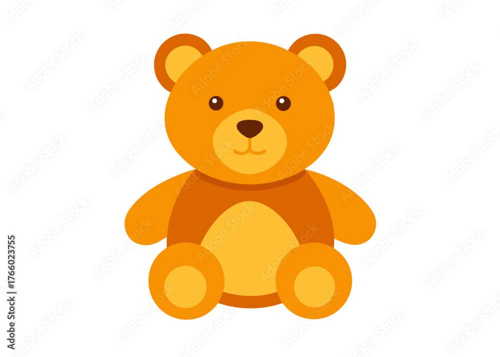 Fototapeta premium teddy bear on white background