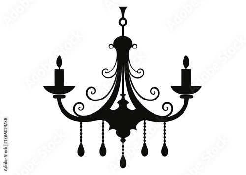 chandelier vector illustration