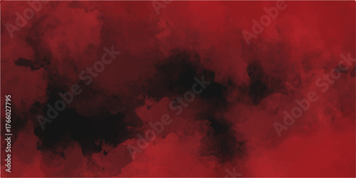 Abstract dark red grunge texture background with cloudy pattern, like aged vintage wallpaper or blood-stained wall. Red horror wall. bloody Halloween background. red smoke on black for wallpapers