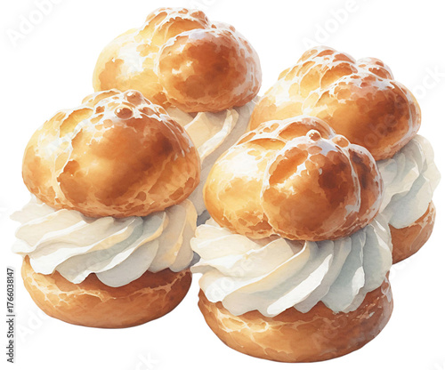 cream puff, choux