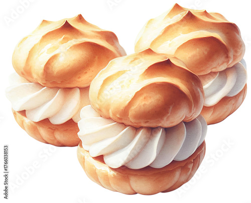 cream puff, choux