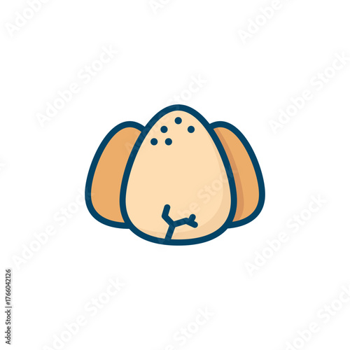 cartoon illustration of a smiling baby boy with mother and woman icons