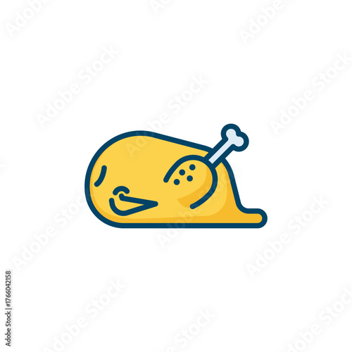vector illustration of yellow cheese on plate isolated on white background