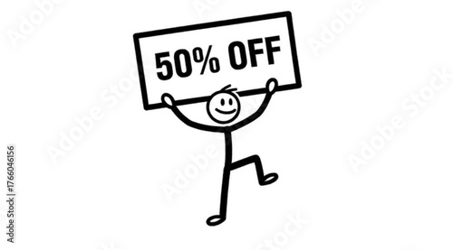 Stick Figure Sale: 50% Off Promotion