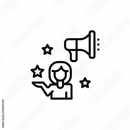 marketing promotion star icon sign vector