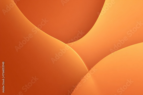 Minimalist Frosted Glass Wallpaper - Orange
