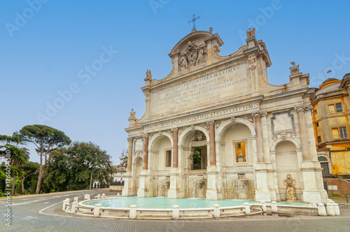 Tableau sur toile The Fontana dell'Acqua Paola also known as Il Fontanone, Rome, Italy