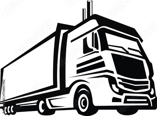 Big Box Truck Vector.eps