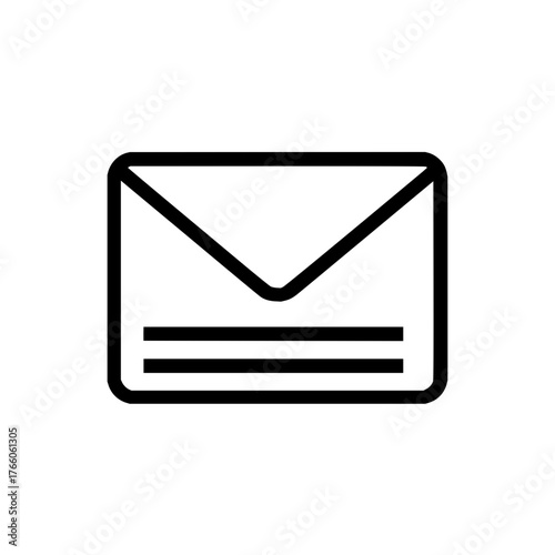 Email marketing icon vector illustration for business communication and newsletter subscription design element