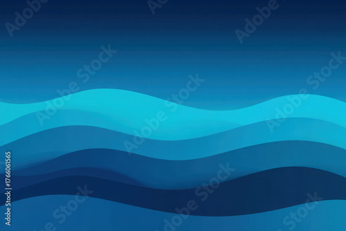 Minimalist Ocean Horizon Gradient Wallpaper
