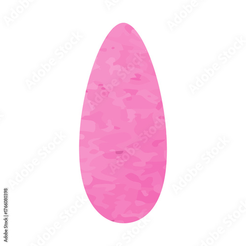 An illustration shows a single, delicate pink petal. The artwork has a watercolor effect, giving it a soft and textured appearance on a white background.