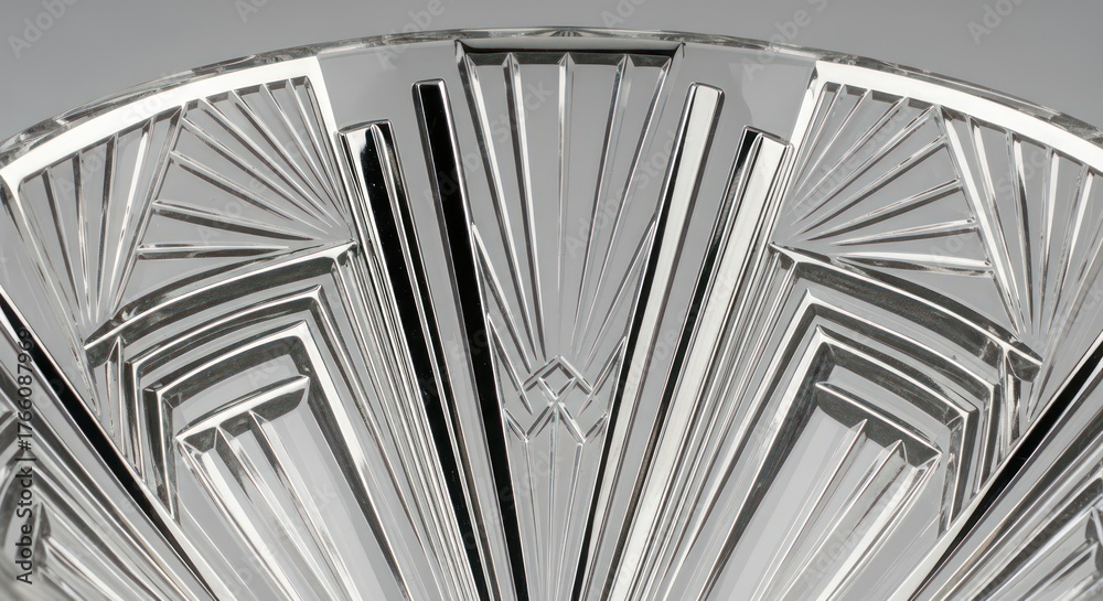 Obraz premium Elegant crystal details showcase a mesmerizing play of light and shadow artistry