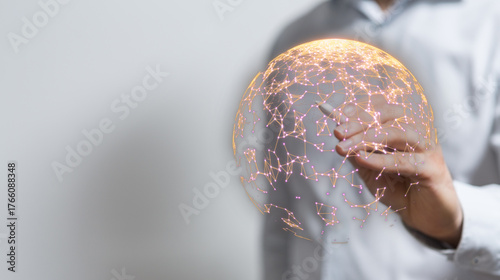Abstract image of a person ...