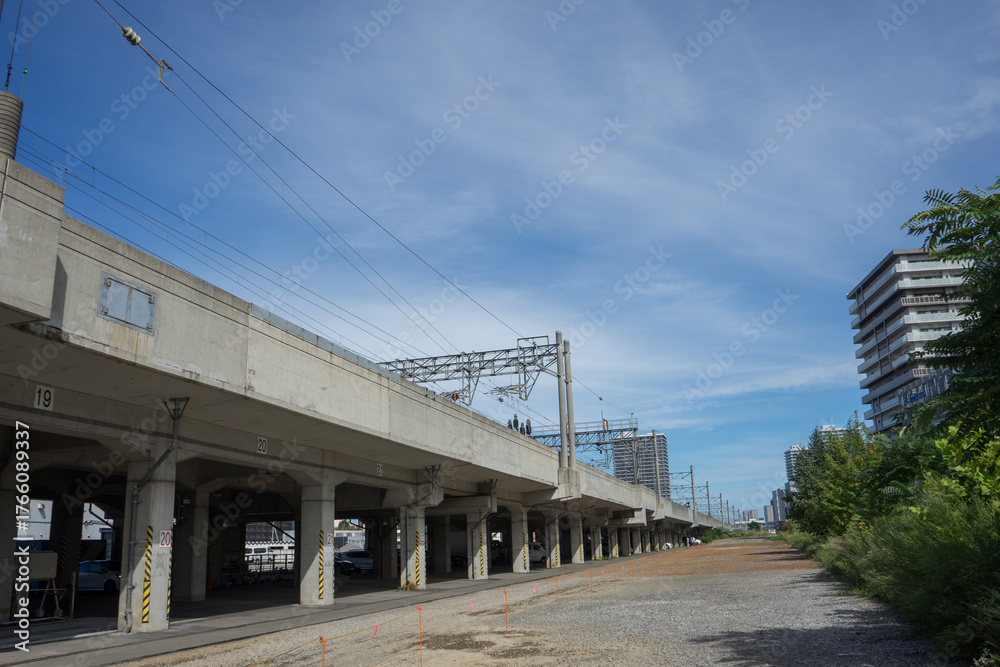 Obraz premium 再開発中の札幌駅近郊