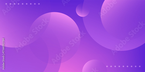 Dynamic vivid pink abstract with colorful gradient background. Circle shapes composition Space. Suit for business, corporate, institution, conference, party, festive, seminar