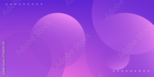 Dynamic vivid pink abstract with colorful gradient background. Circle shapes composition Space. Suit for business, corporate, institution, conference, party, festive, seminar