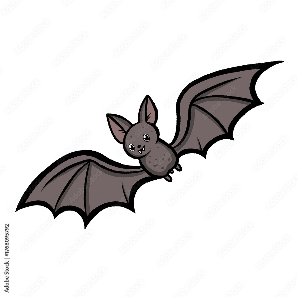 Obraz premium bat, Halloween bat on transparent background, cartoon bat