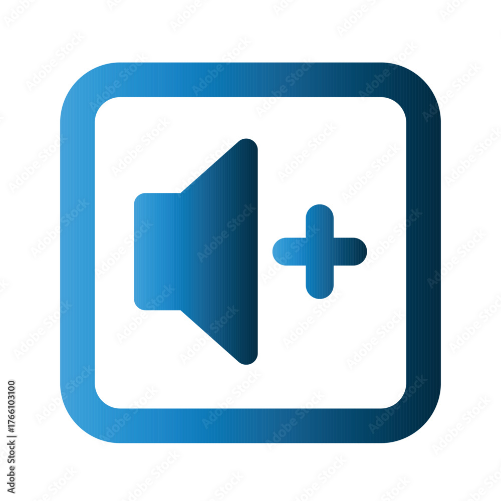 Obraz premium Multimedia button icon template