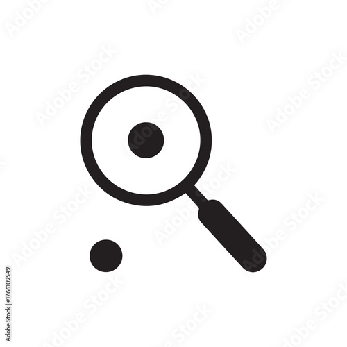 vector magnifying glass icon