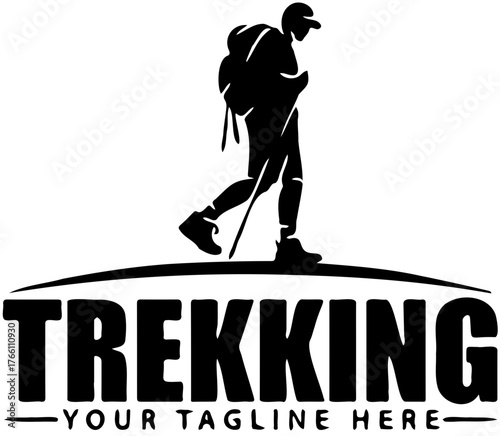 silhouette of a man with a bag vector