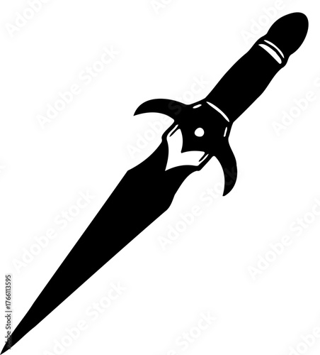 vector illustration of a sword