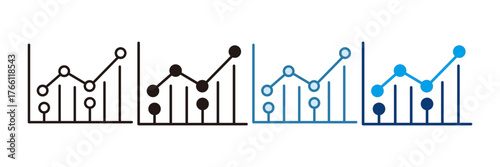 Machine Learning Icon Set Multiple Style Collection