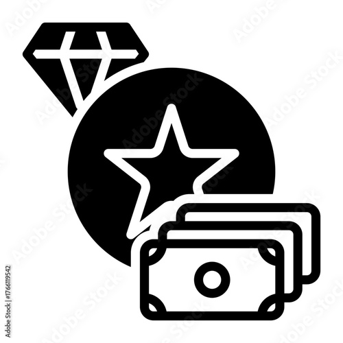 value icon, glyph icon style