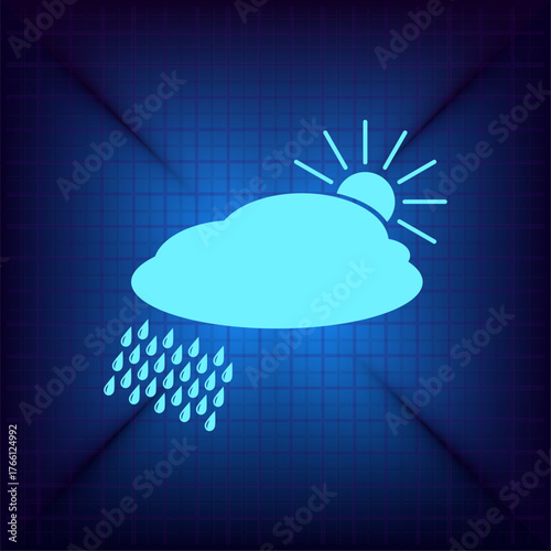 Vector illustration on a blue background