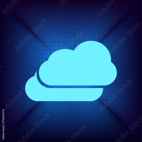 Vector illustration on a blue background