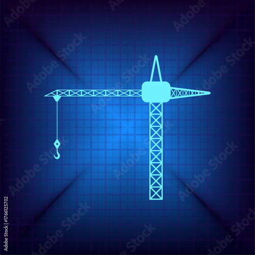 Vector illustration on a blue background