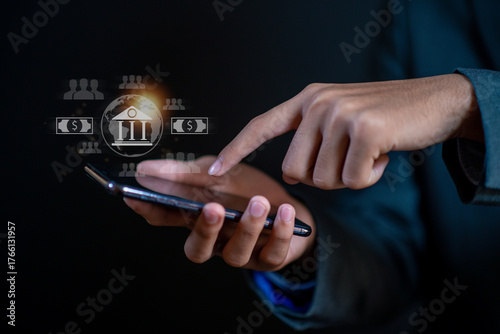 Money transfer through online banking system