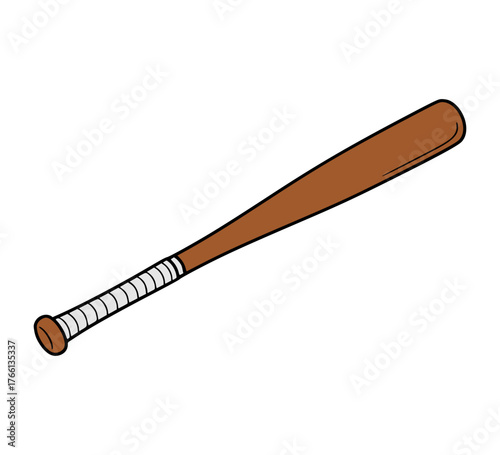 Baseball bat vector illustration