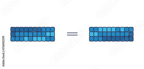 digital transformation concept blue block transition illustrating technological progress data migration and modern solutions for business presentations.