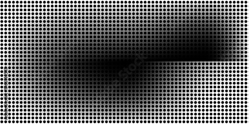 Black and white seamless polka dot pattern vector