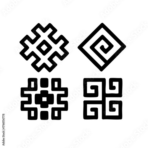 amazonian_geometric_symbols_minimalist_vector