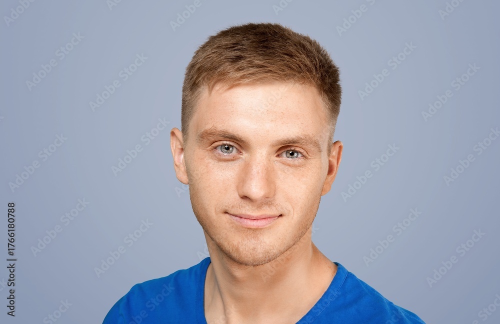 Fototapeta premium Fashion concept, happy young man