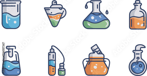 vector set of medical icons