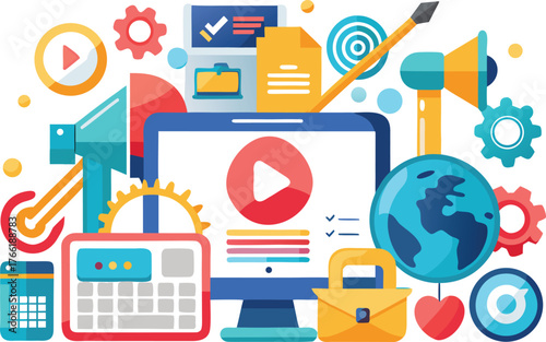 Engage audiences with vibrant marketing tools, video content, and global reach for dynamic business growth and strategic success in digital campaigns