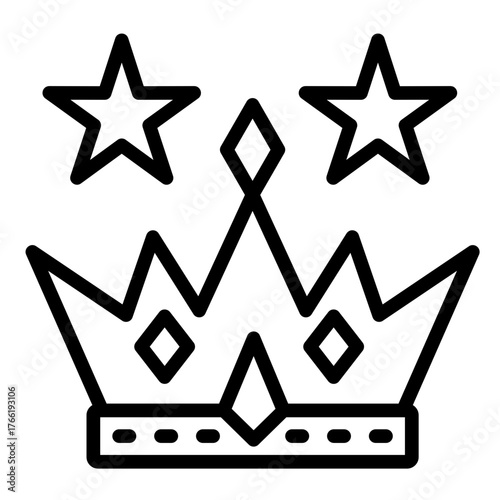 Crown  Icon Element For Design