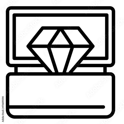 Gem  Icon Element For Design